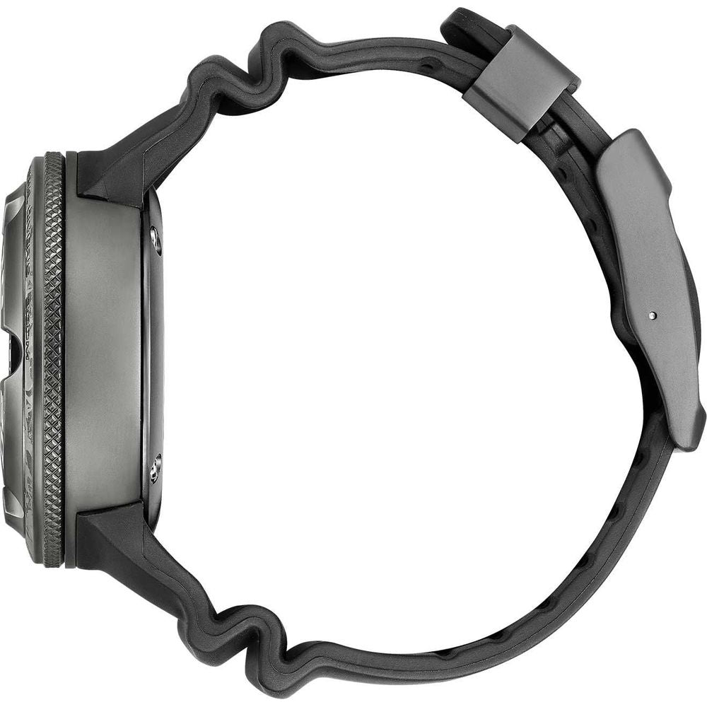 Black Rubber Sport Watch - ventzia