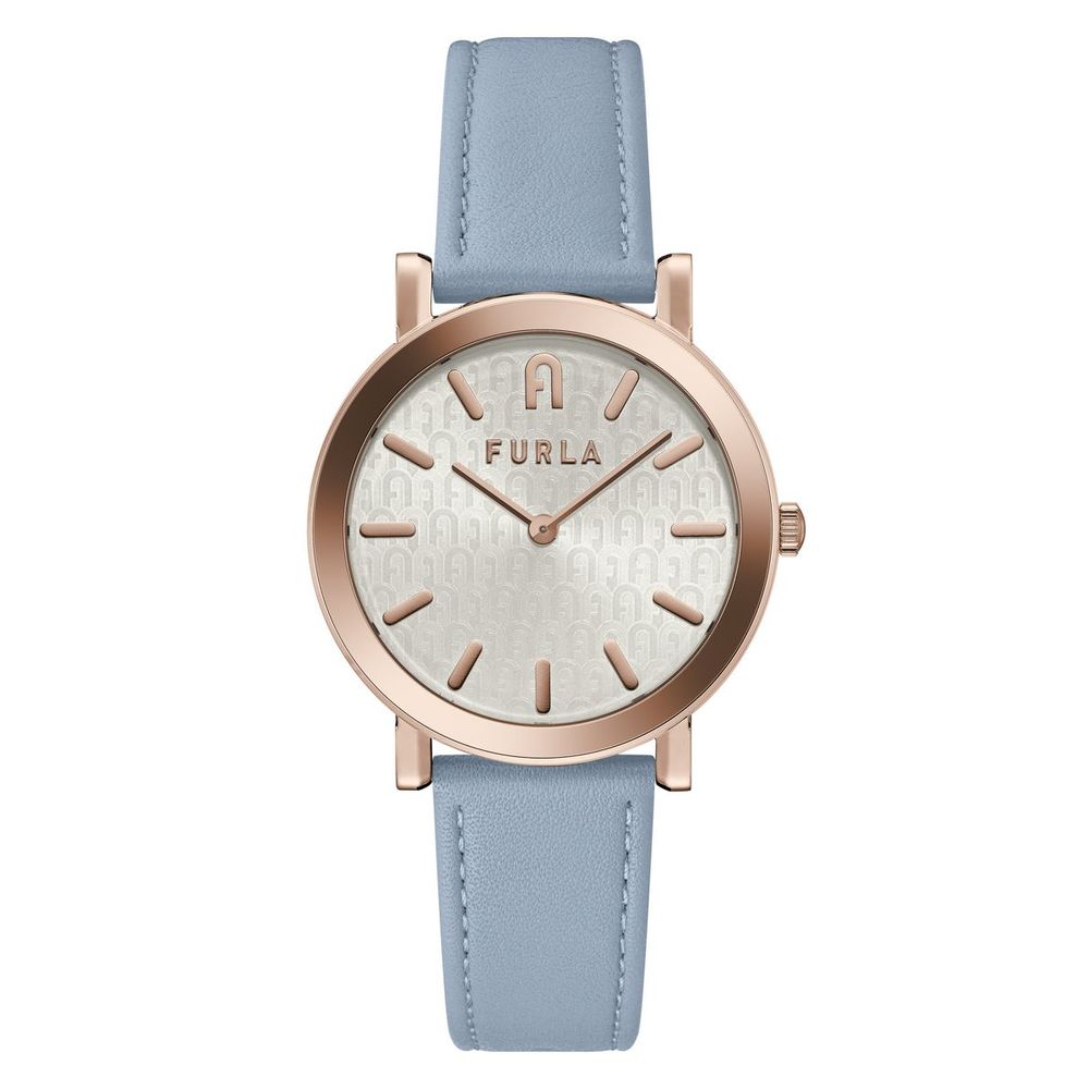 Blue Leather Dress Watch - ventzia