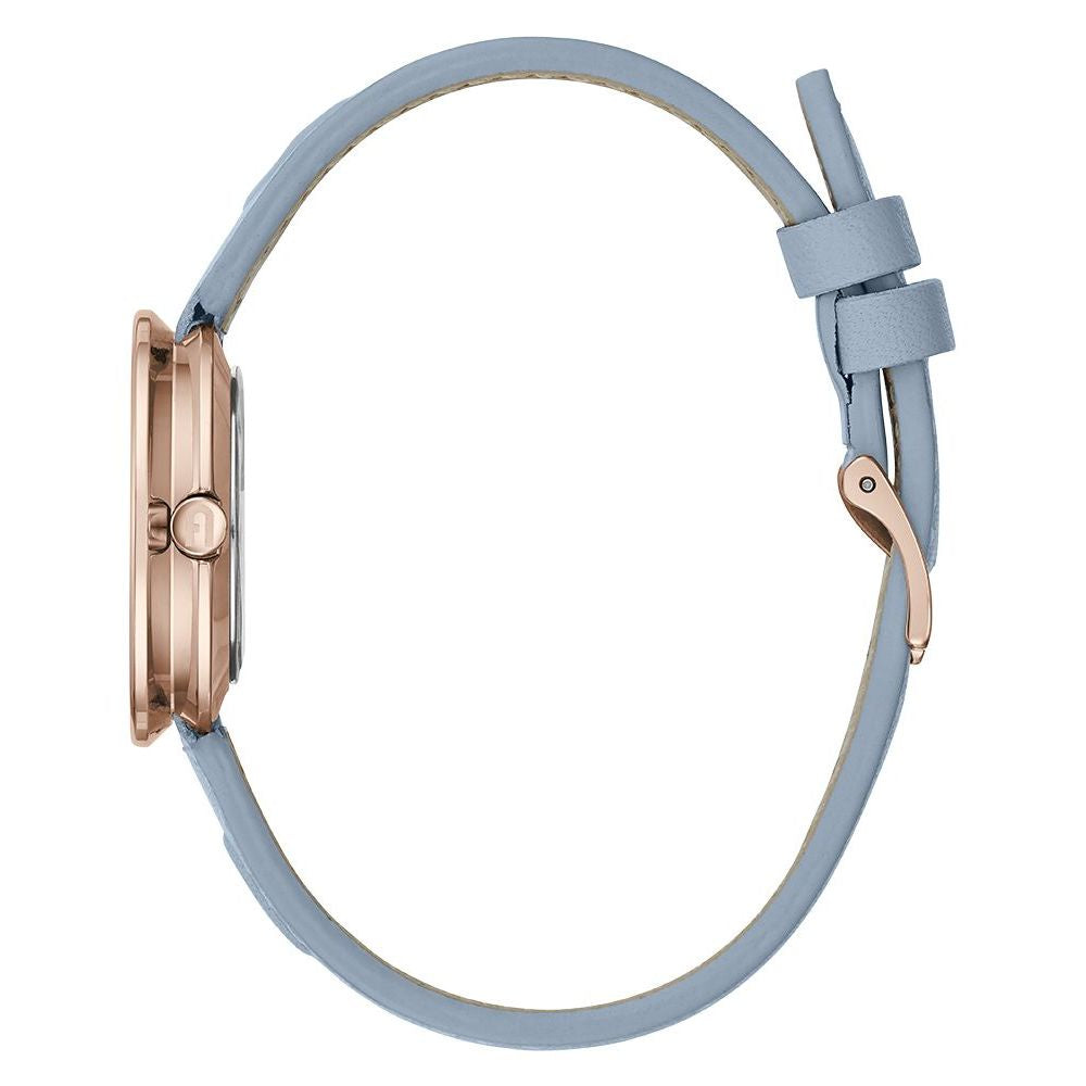 Blue Leather Dress Watch - ventzia