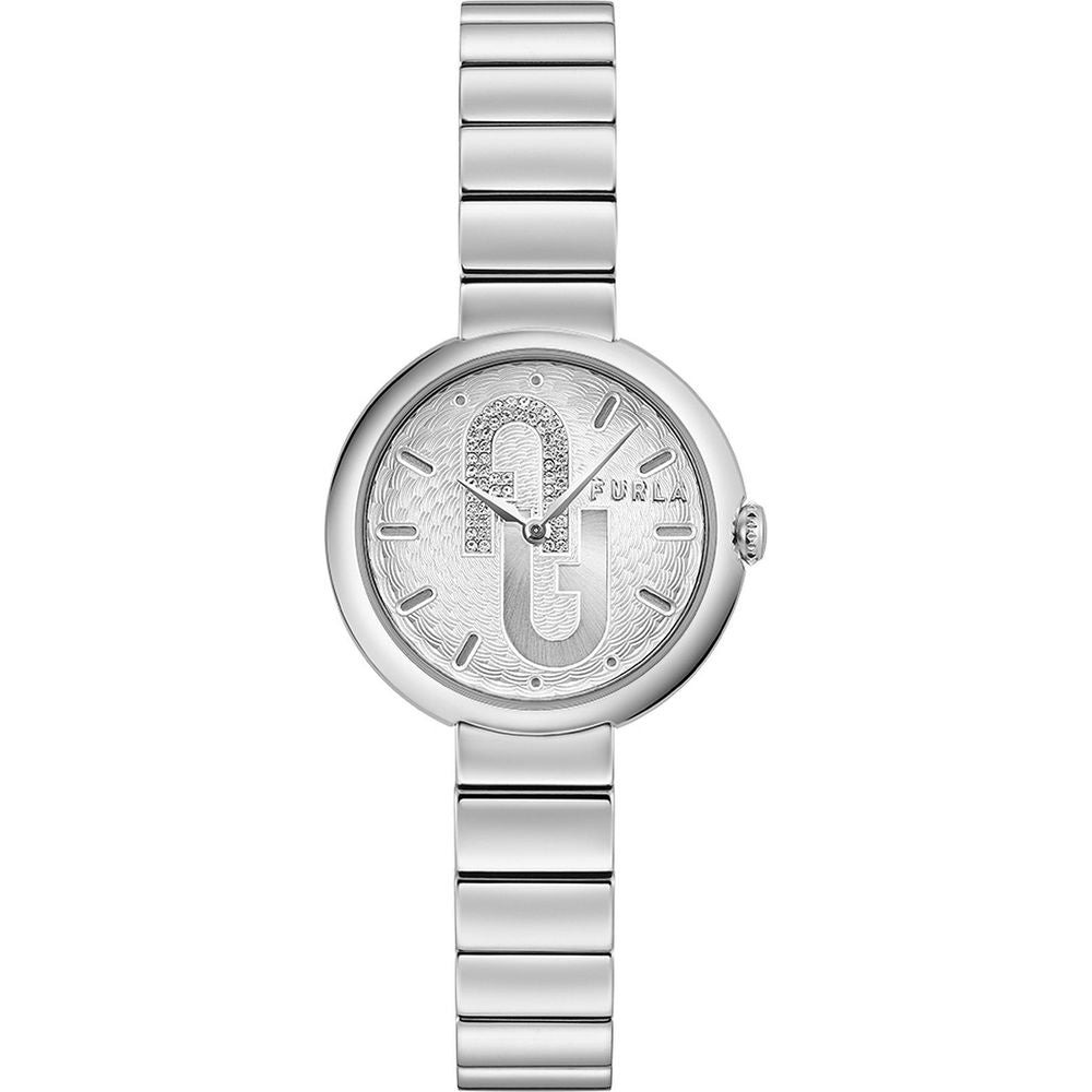 Gray Stainless Steel Dress Watch - ventzia