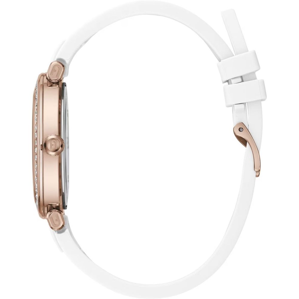 White Synthetic Dress Watch - ventzia