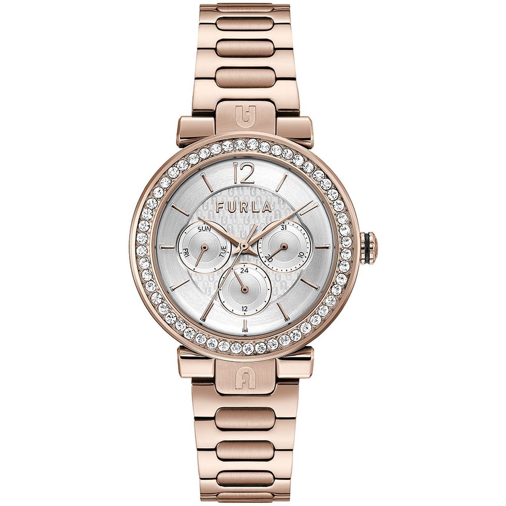 Multicolor Stainless Steel Dress Watch - ventzia
