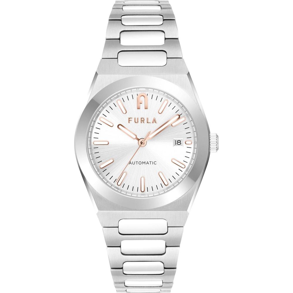 Gray Stainless Steel Dress Watch - ventzia