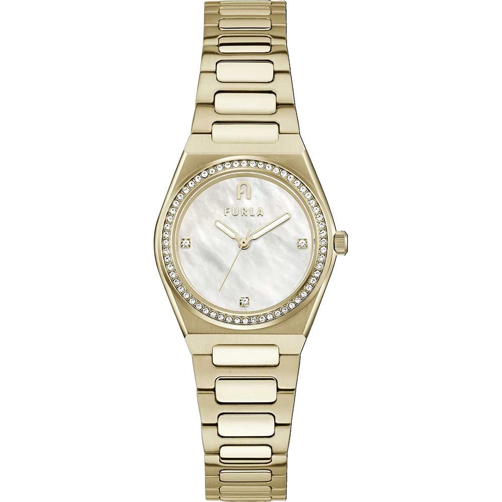 Gold Stainless Steel Dress Watch - ventzia