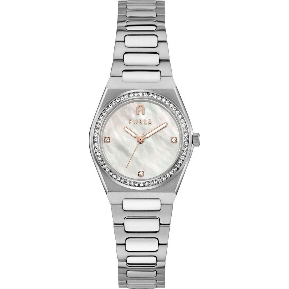 Gray Stainless Steel Dress Watch - ventzia