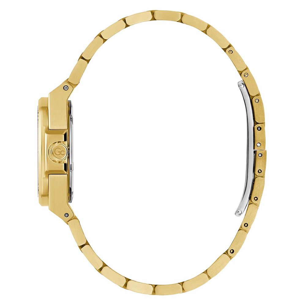 Gold Stainless Steel Dress Watch - ventzia