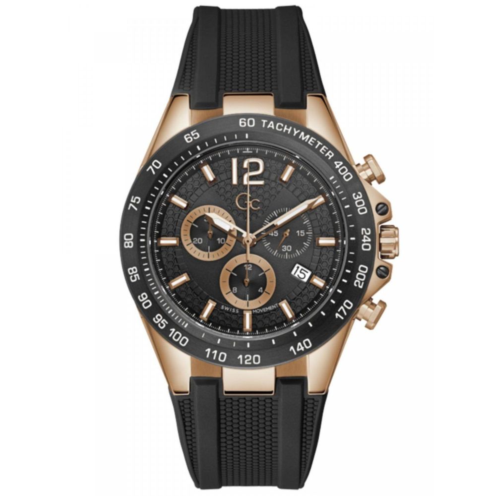 Black Synthetic Sport Watch - ventzia