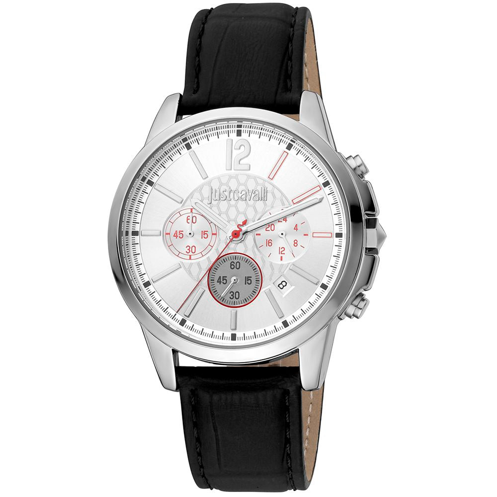Black Leather Dress Watch - ventzia