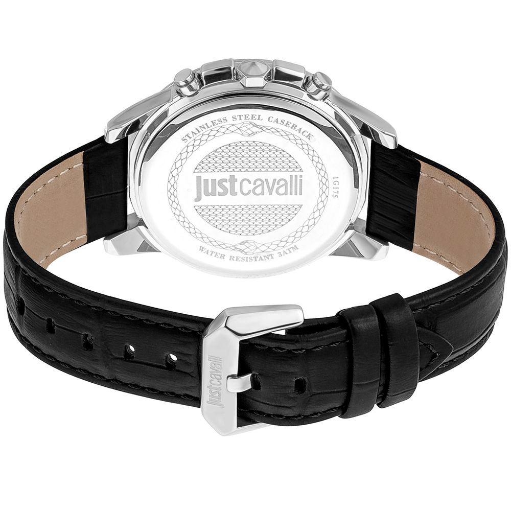 Black Leather Dress Watch - ventzia