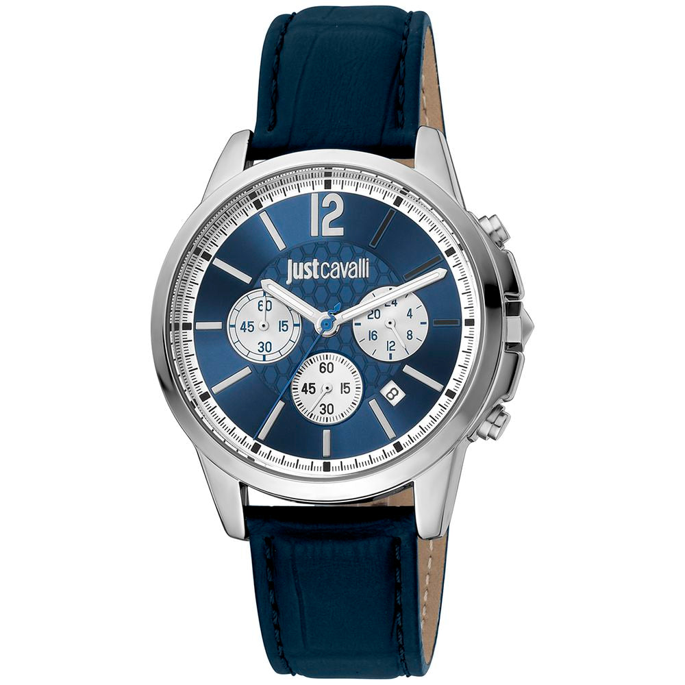 Black Leather Bracelet Watch - ventzia