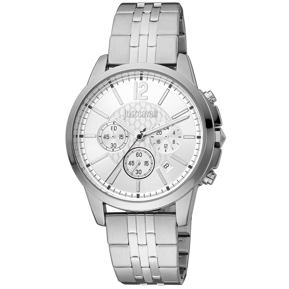 Gray Stainless Steel Dress Watch - ventzia