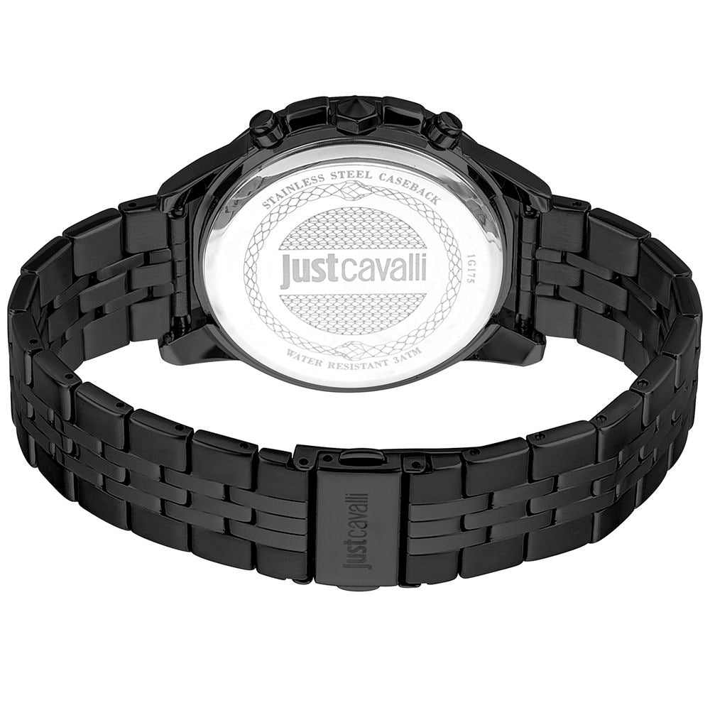 Black Stainless Steel Bracelet Watch - ventzia