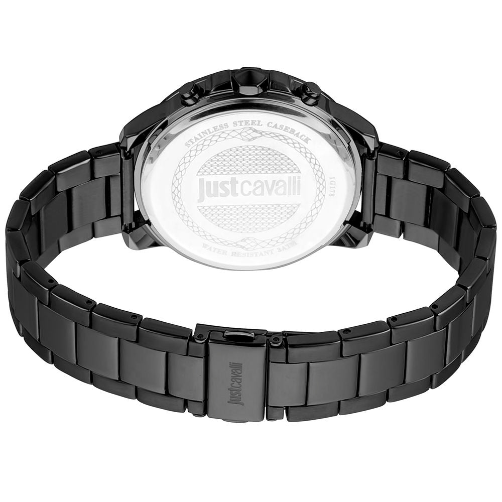 Black Stainless Steel Sport Watch - ventzia