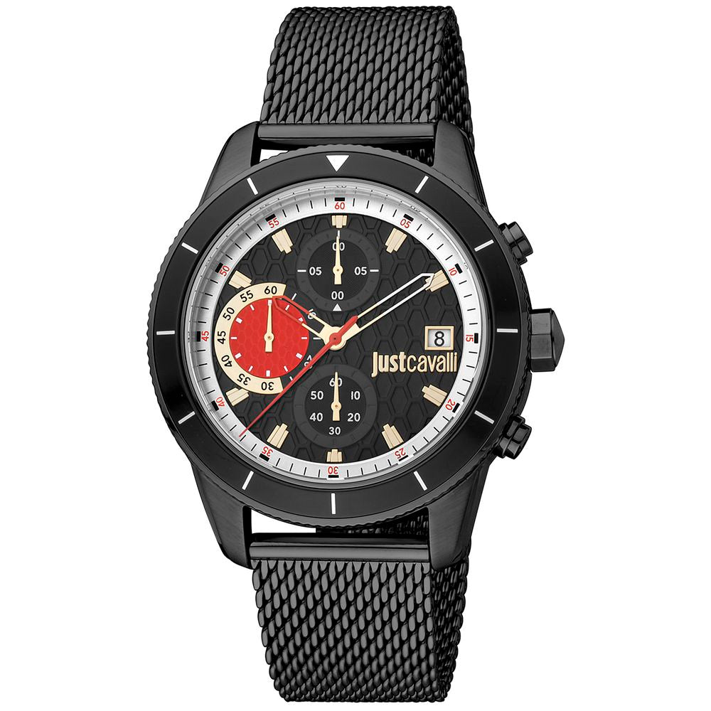 Black Stainless Steel Bracelet Watch - ventzia