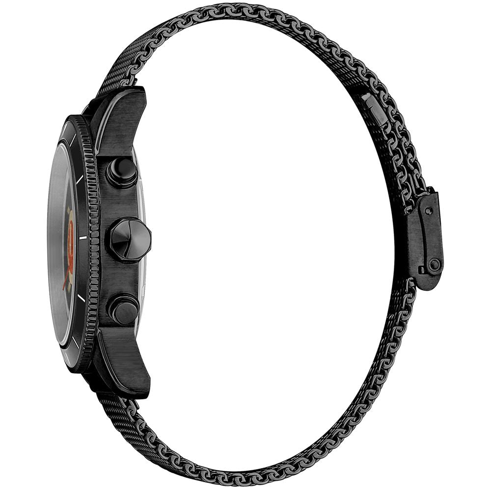 Black Stainless Steel Bracelet Watch - ventzia