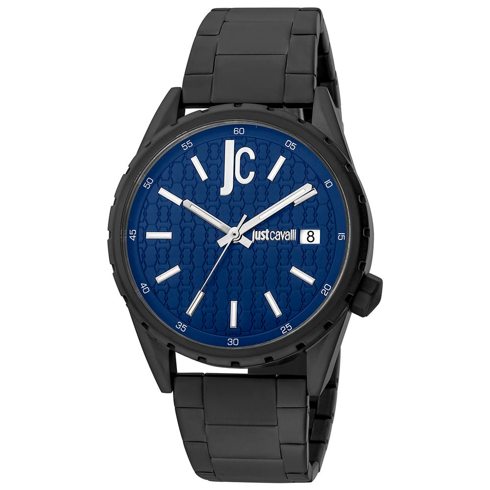 Black Stainless Steel Dress Watch - ventzia