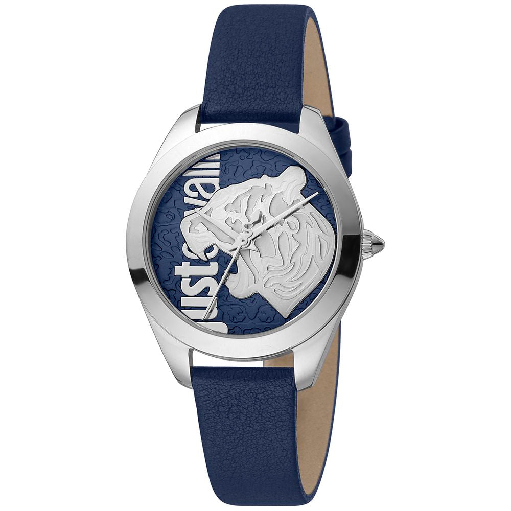 Blue Leather Dress Watch - ventzia