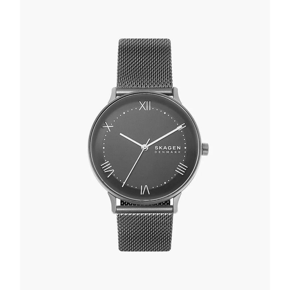 Gray Stainless Steel Dress Watch - ventzia