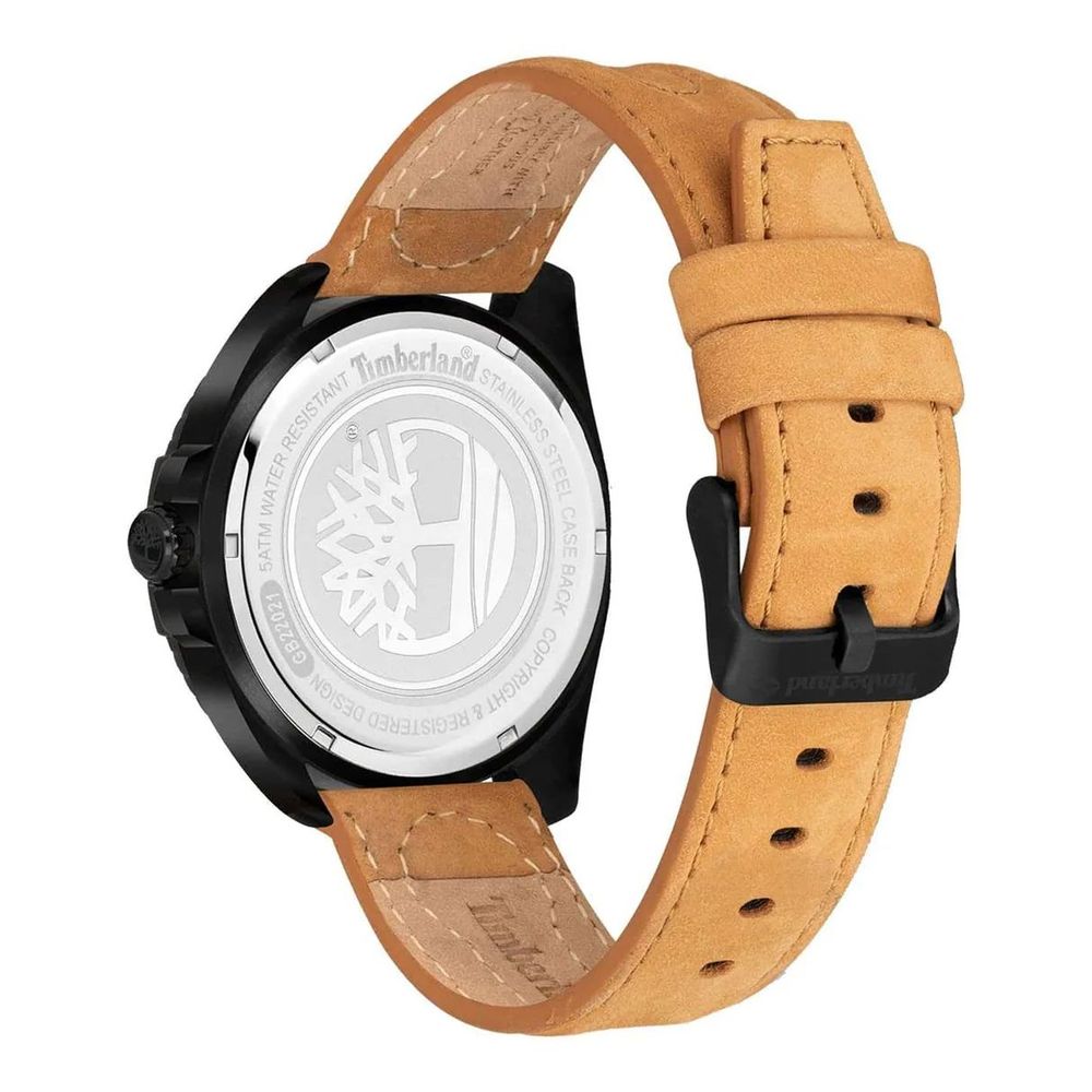 Brown Leather Dress Watch - ventzia