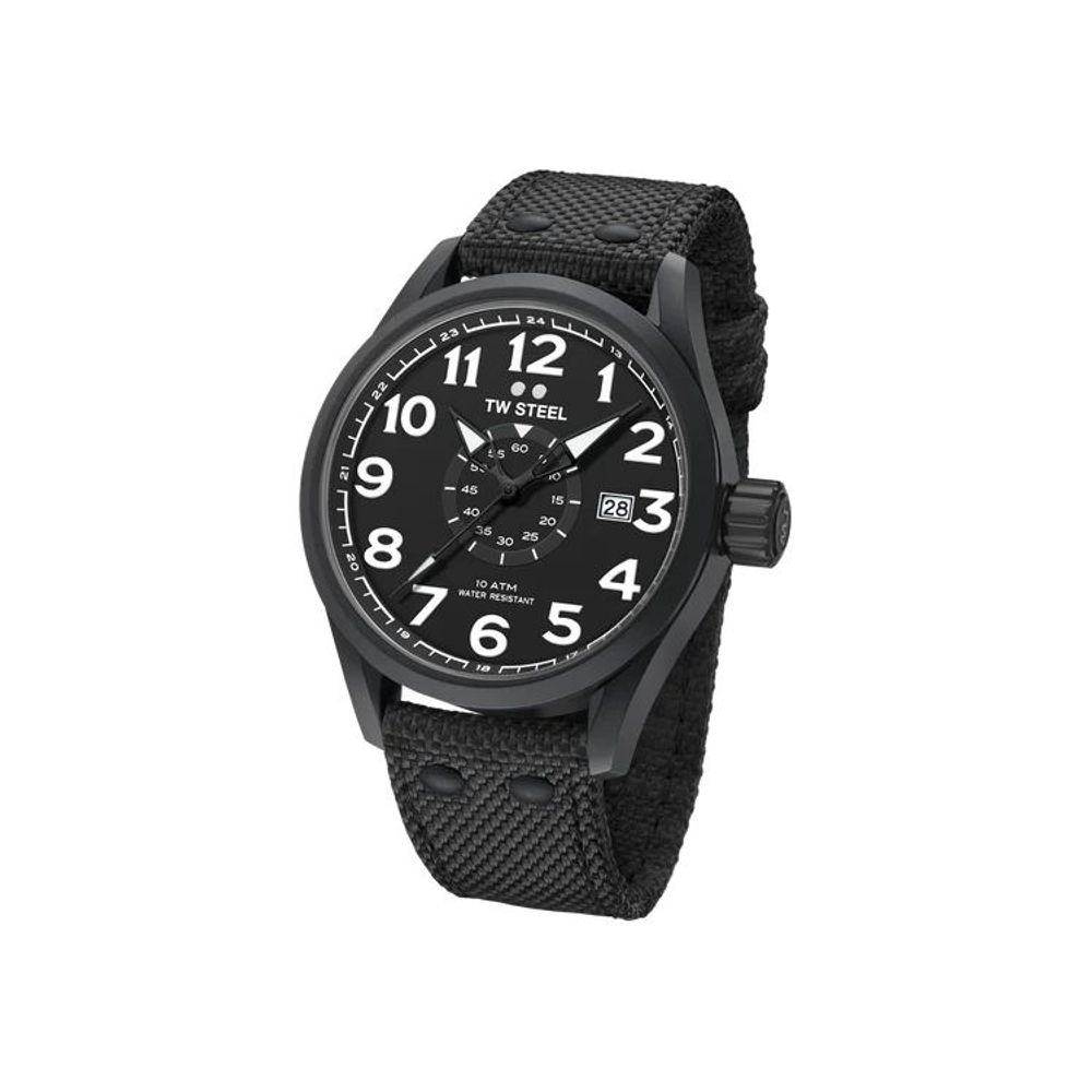 Black Fabric Sport Watch - ventzia