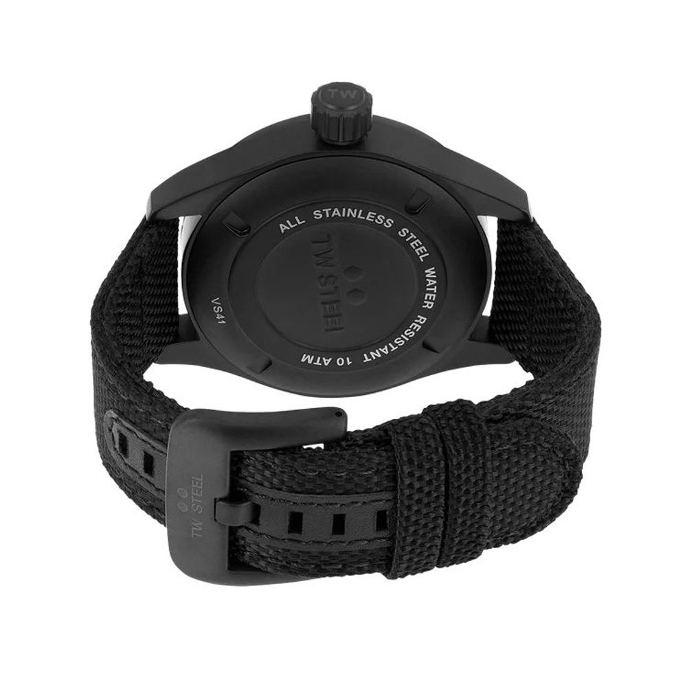 Black Fabric Sport Watch - ventzia