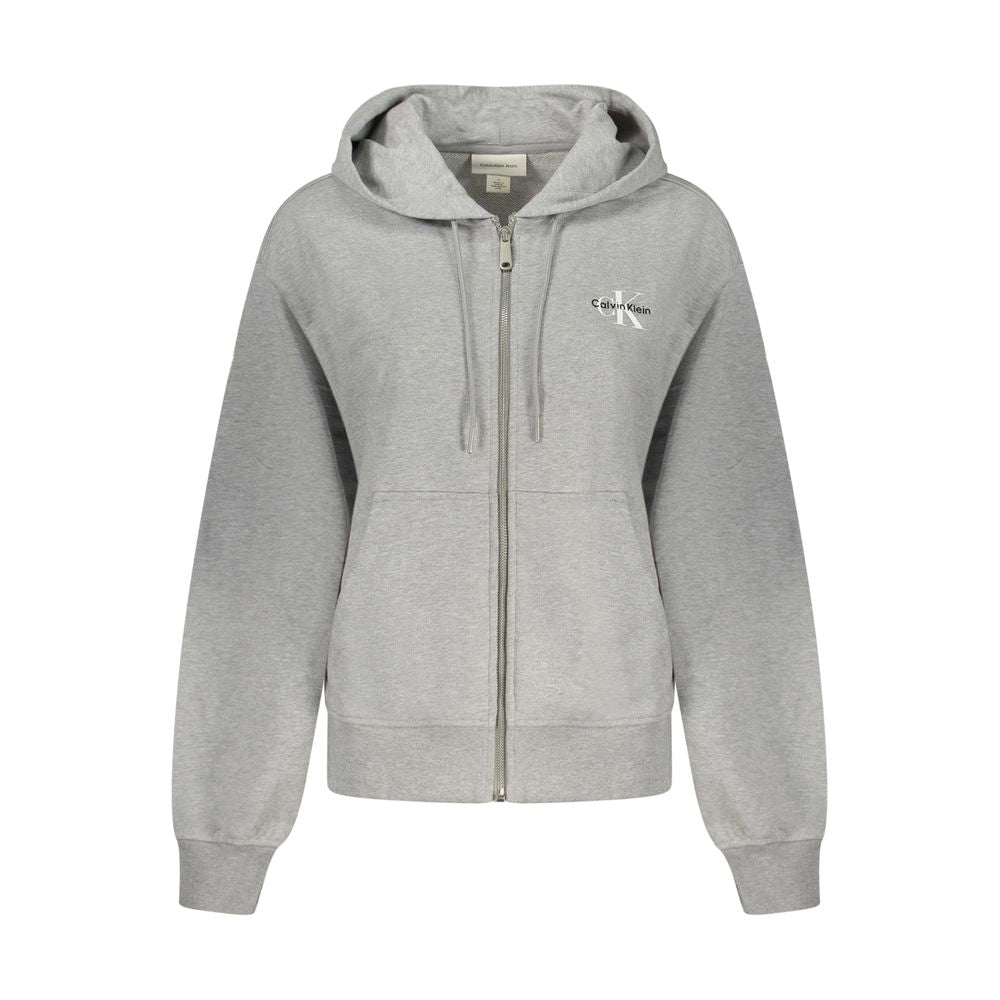 Grigio Cotton Women's Hoodie - ventzia
