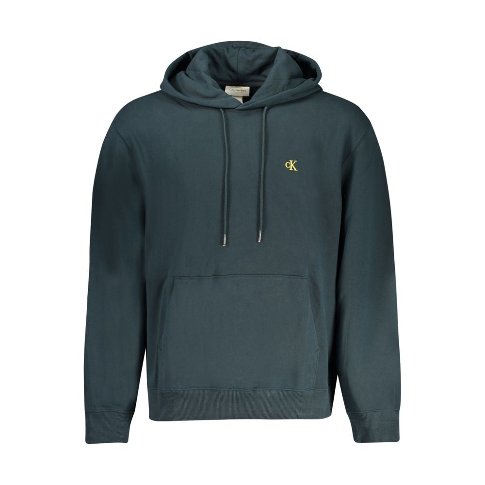 Blue Cotton Men's Sweatshirt - ventzia