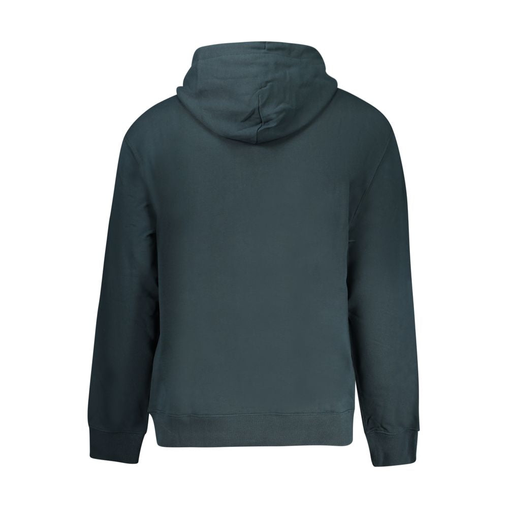 Blue Cotton Men's Sweatshirt - ventzia