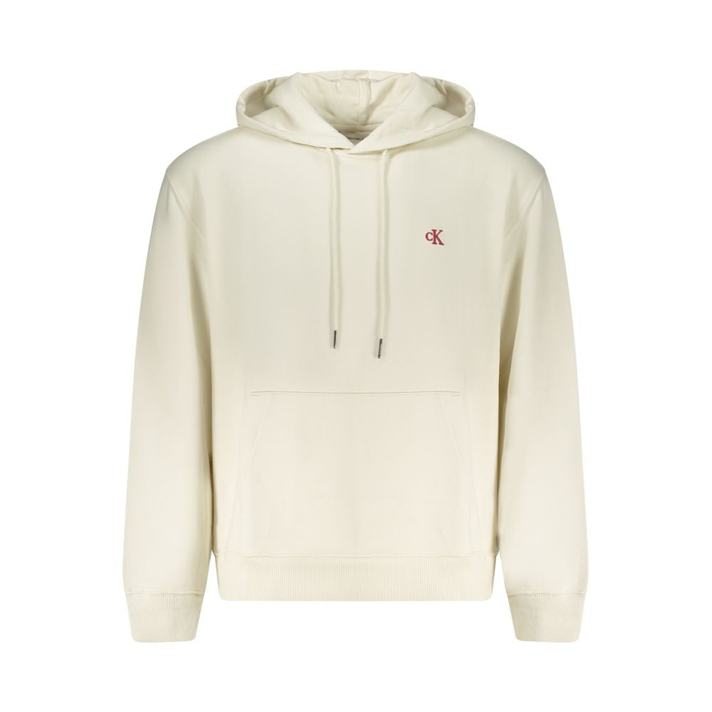 White Cotton Men's Hoodie - ventzia