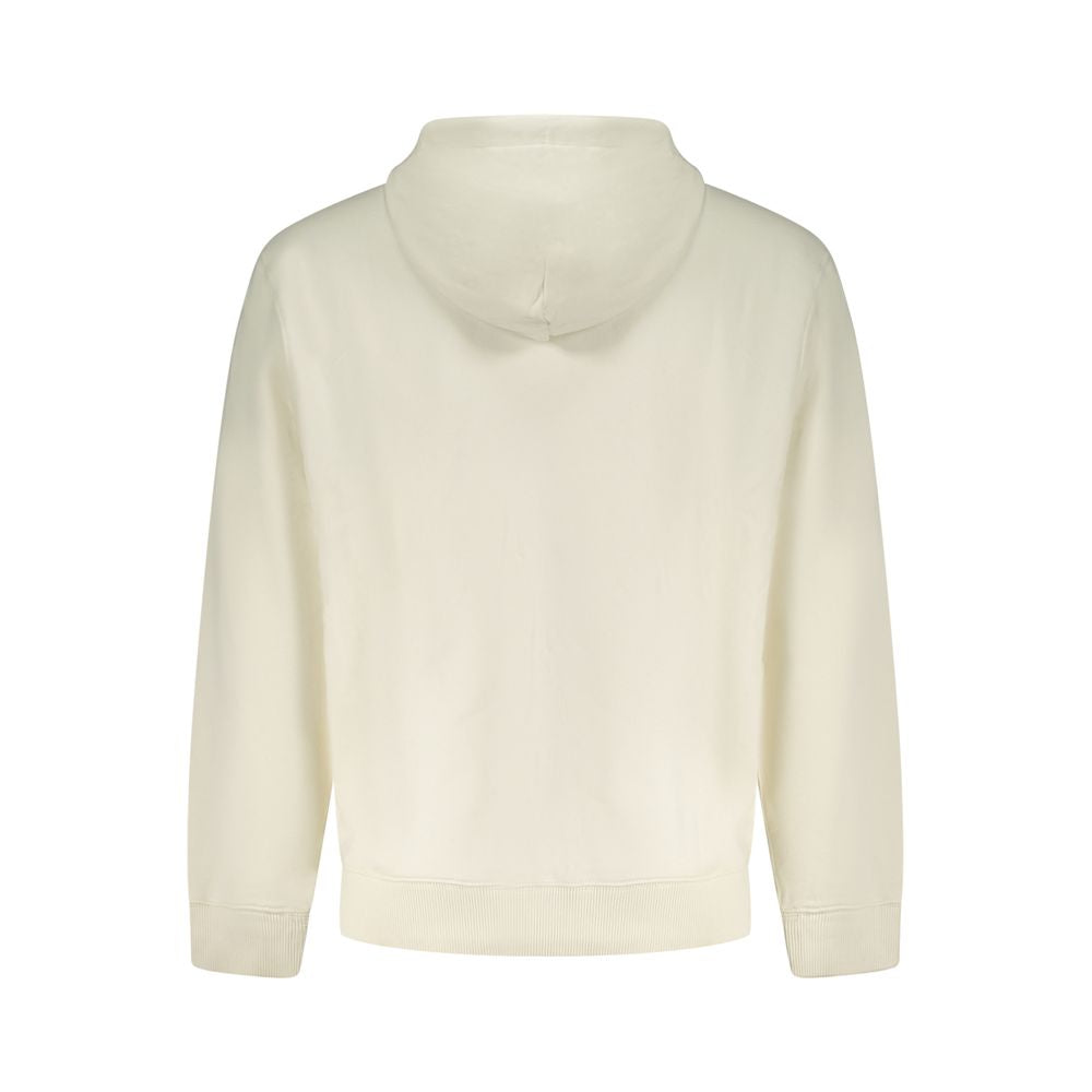 White Cotton Men's Hoodie - ventzia