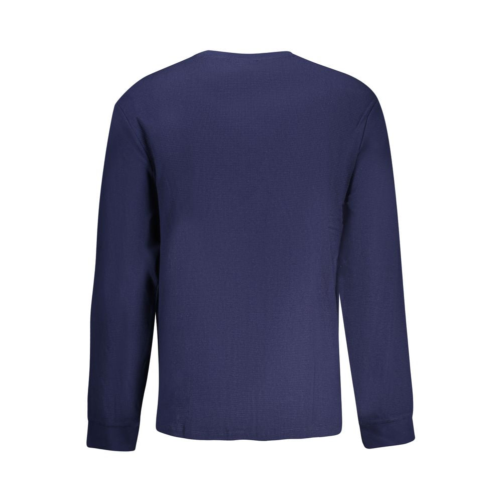 Blu Cotton Mens Sweater - ventzia