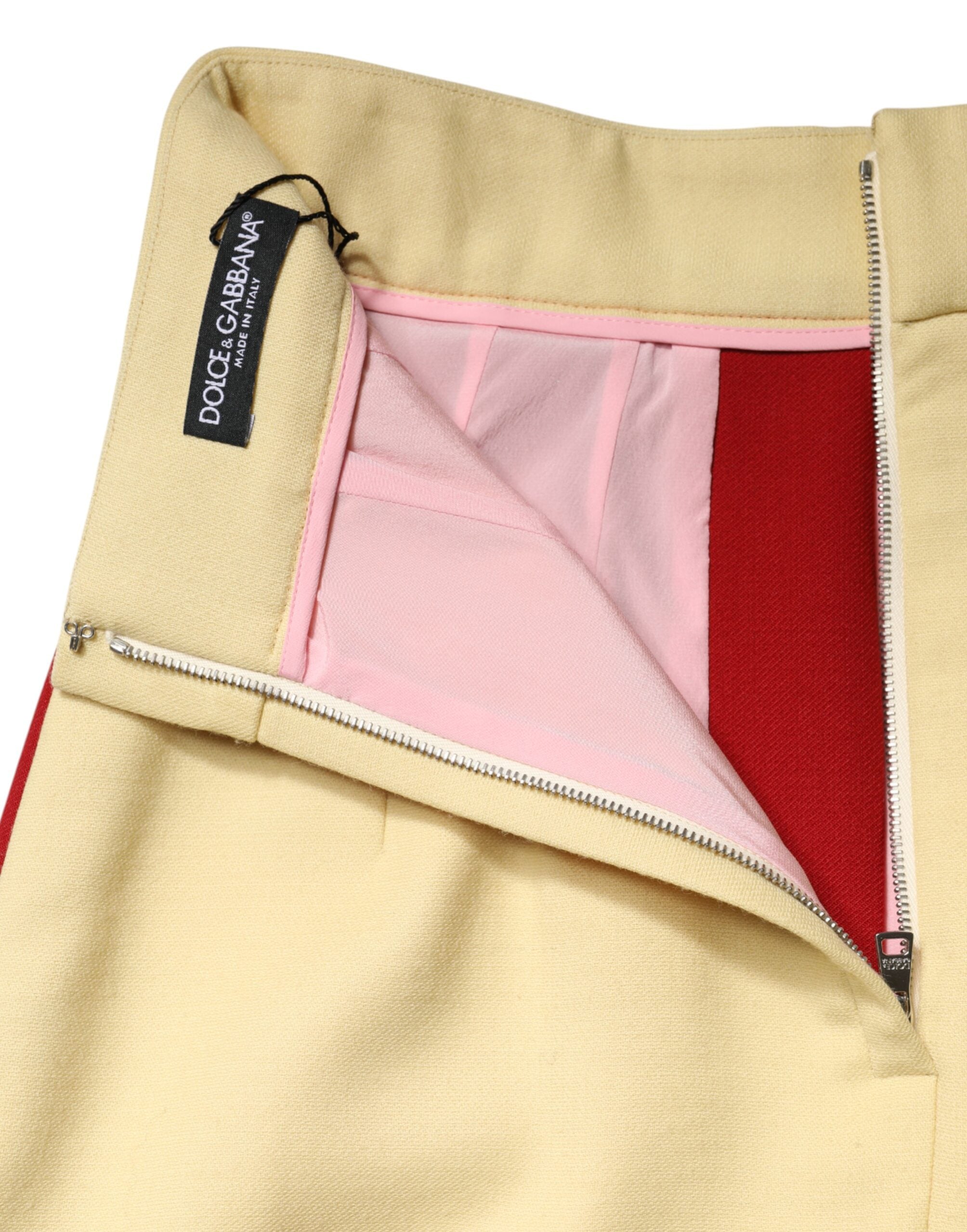 Multicolor Wool Casual High Waist Mini Skirt - ventzia