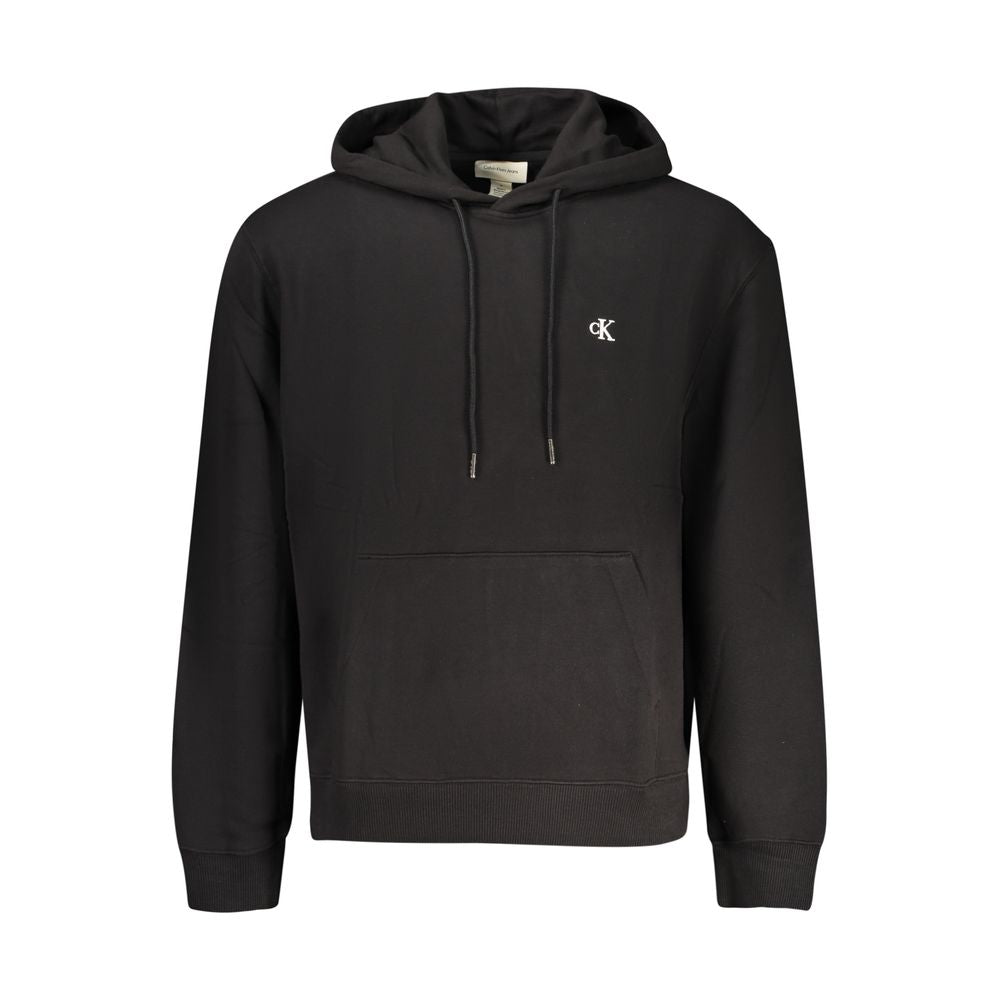 Black Cotton Men's Sweatshirt - ventzia