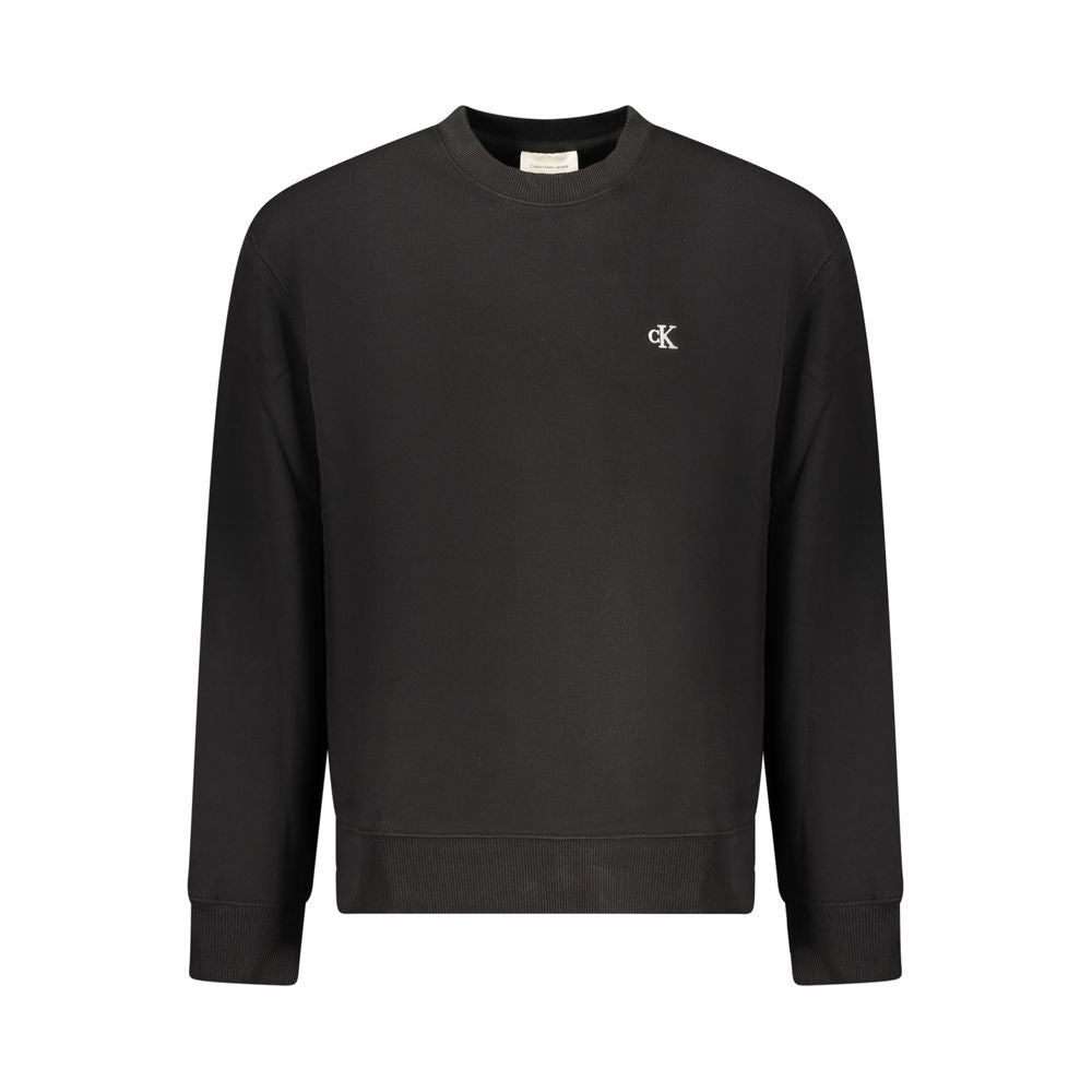 Black Cotton Sweatshirt