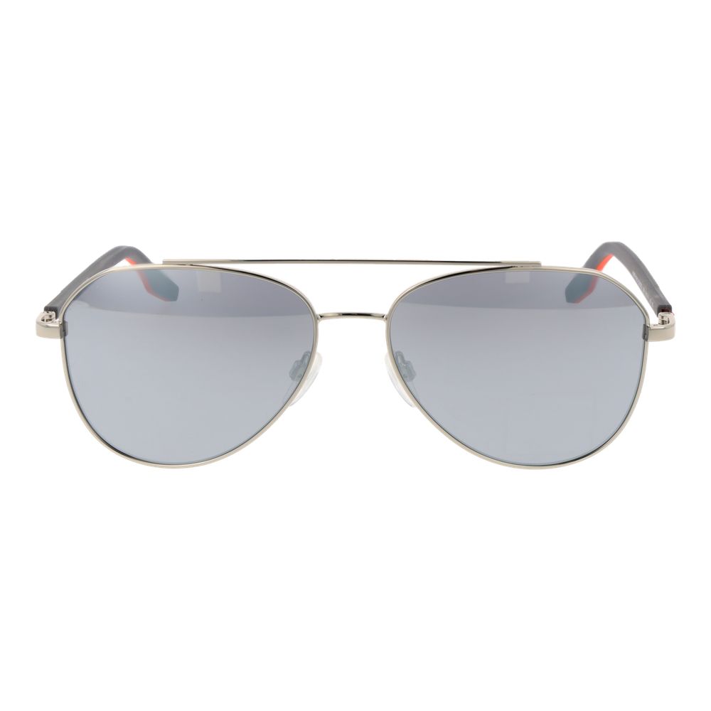 Silver Rubber Sunglasses - ventzia
