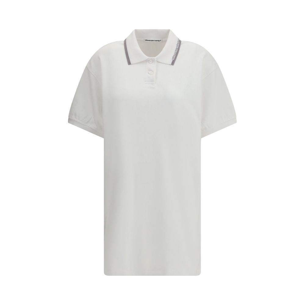 White Cotton Casual Dress - ventzia