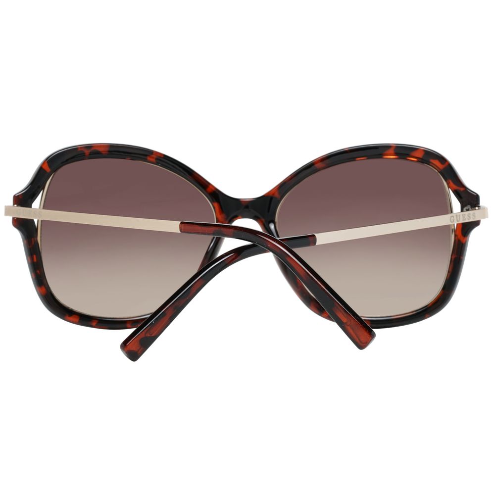 Brown Metal & Plastic Sunglasses - ventzia
