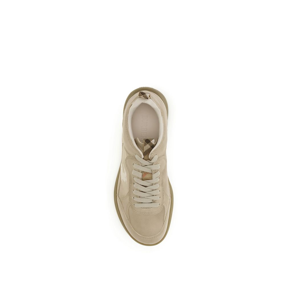 Beige Lamb Ovis Aries Aries Athletic Sneakers - ventzia