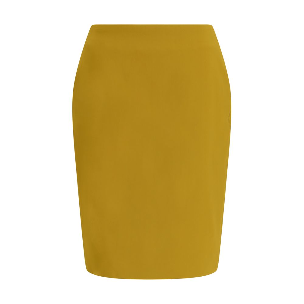 Yellow Viscose Skirt