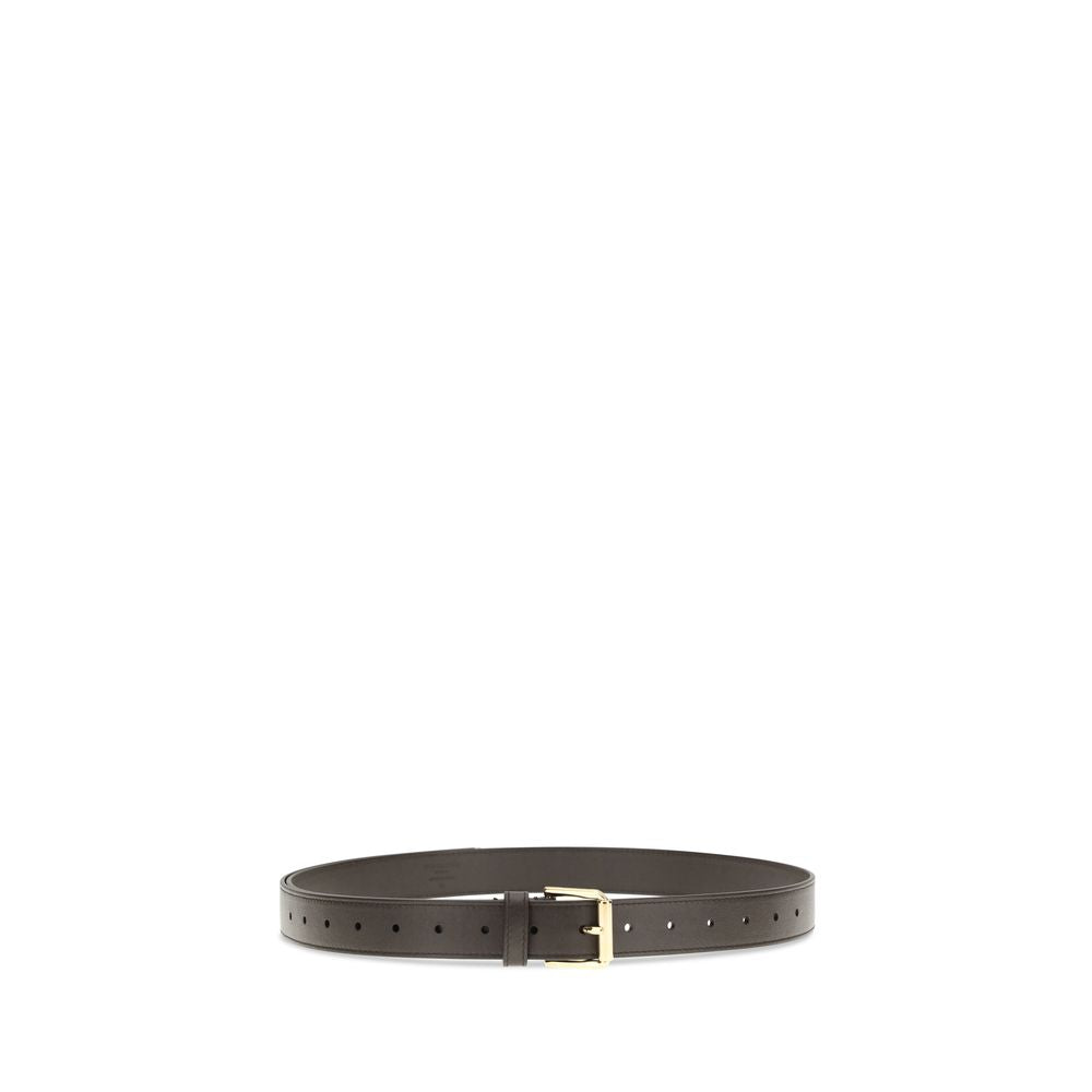 Brown Calf Leather Bos Taurus Regular Belt - ventzia