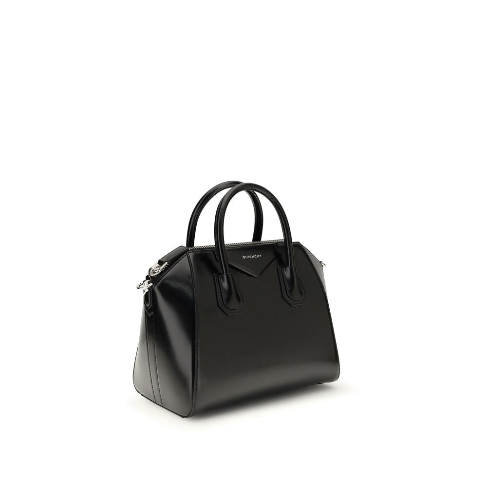Black Calf Leather Bos Taurus Handbag - ventzia