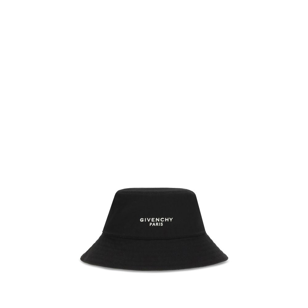Black Cotton Bucket Hat - ventzia