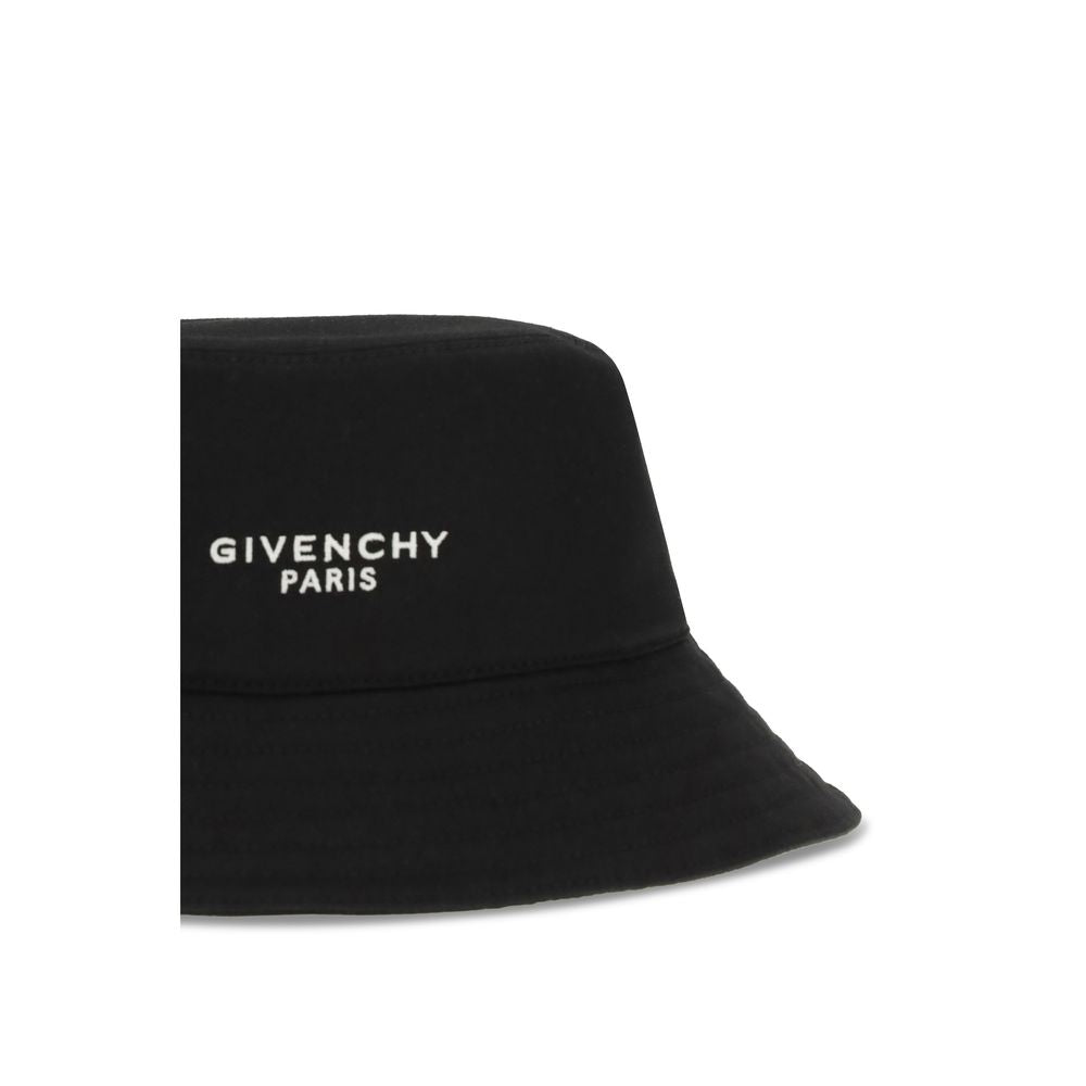 Black Cotton Bucket Hat - ventzia
