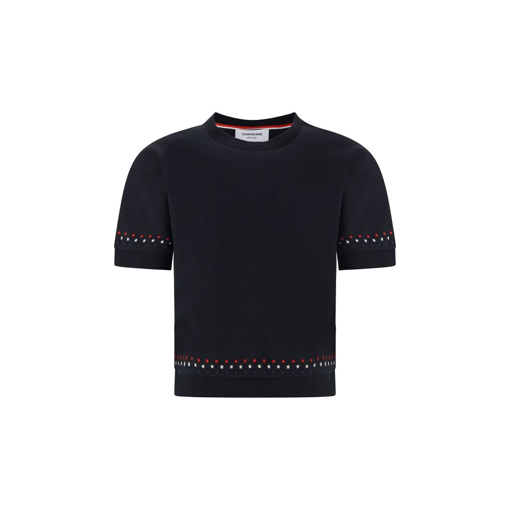 Black Cotton T-Shirt - ventzia