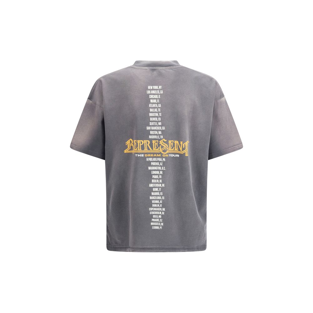 Gray Cotton T-Shirt - ventzia