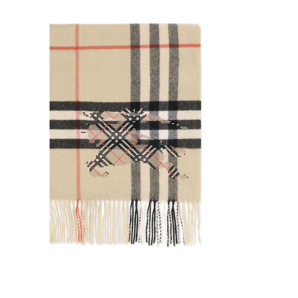 Beige Cashmere Scarf - ventzia