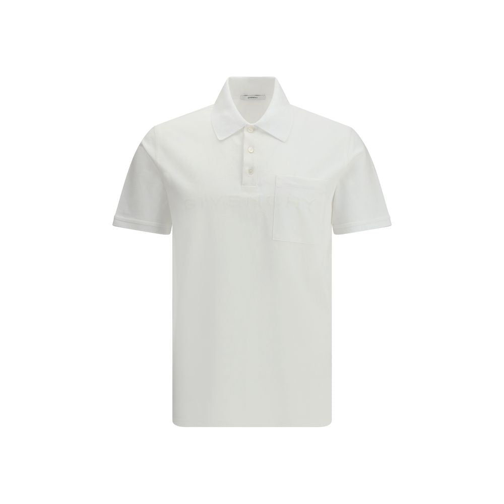 White Cotton Polo Shirt - ventzia