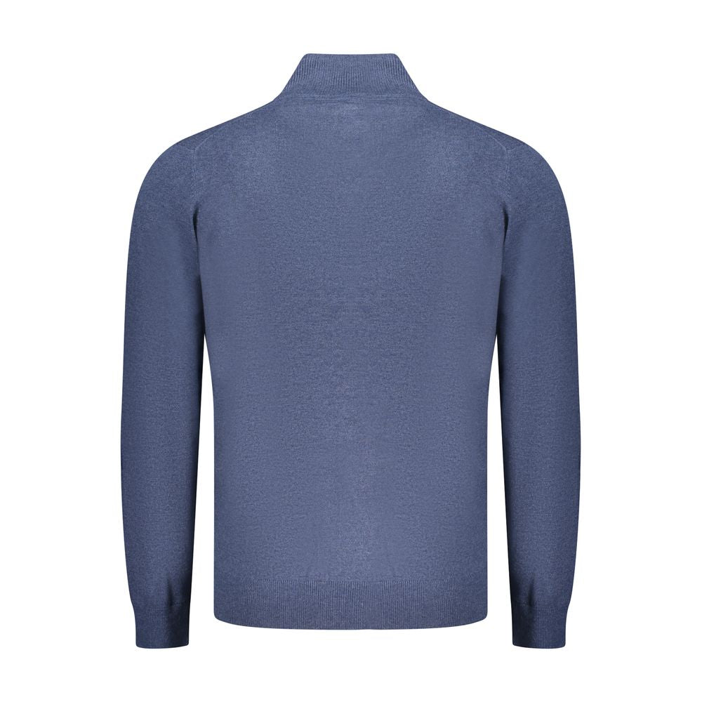 Blue Polyester Sweater