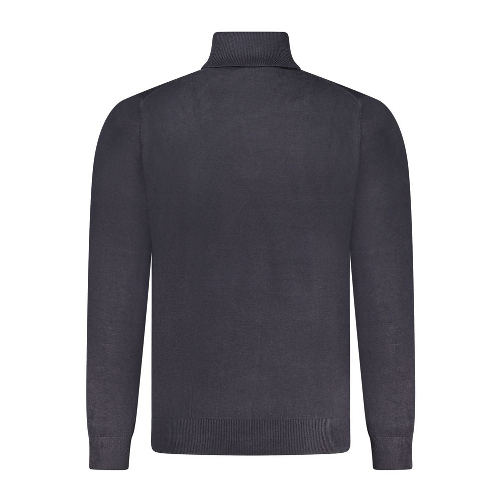 Blue Polyester Sweater