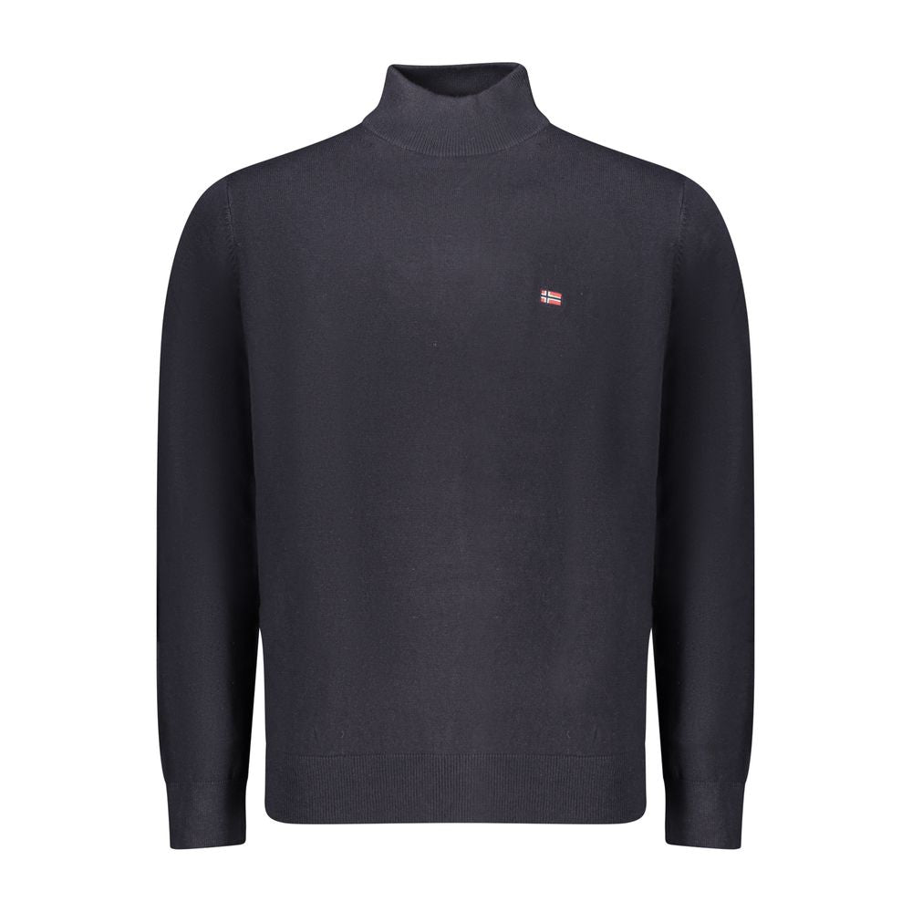 Blue Wool Men's Sweater - ventzia
